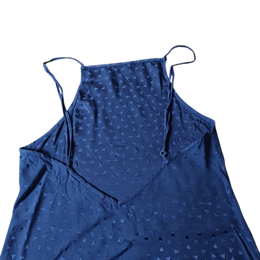 Onia Deep Blue Geometric Top - Picture 4 of 6